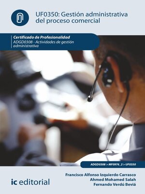 cover image of Gestión administrativa del proceso comercial. ADGD0308